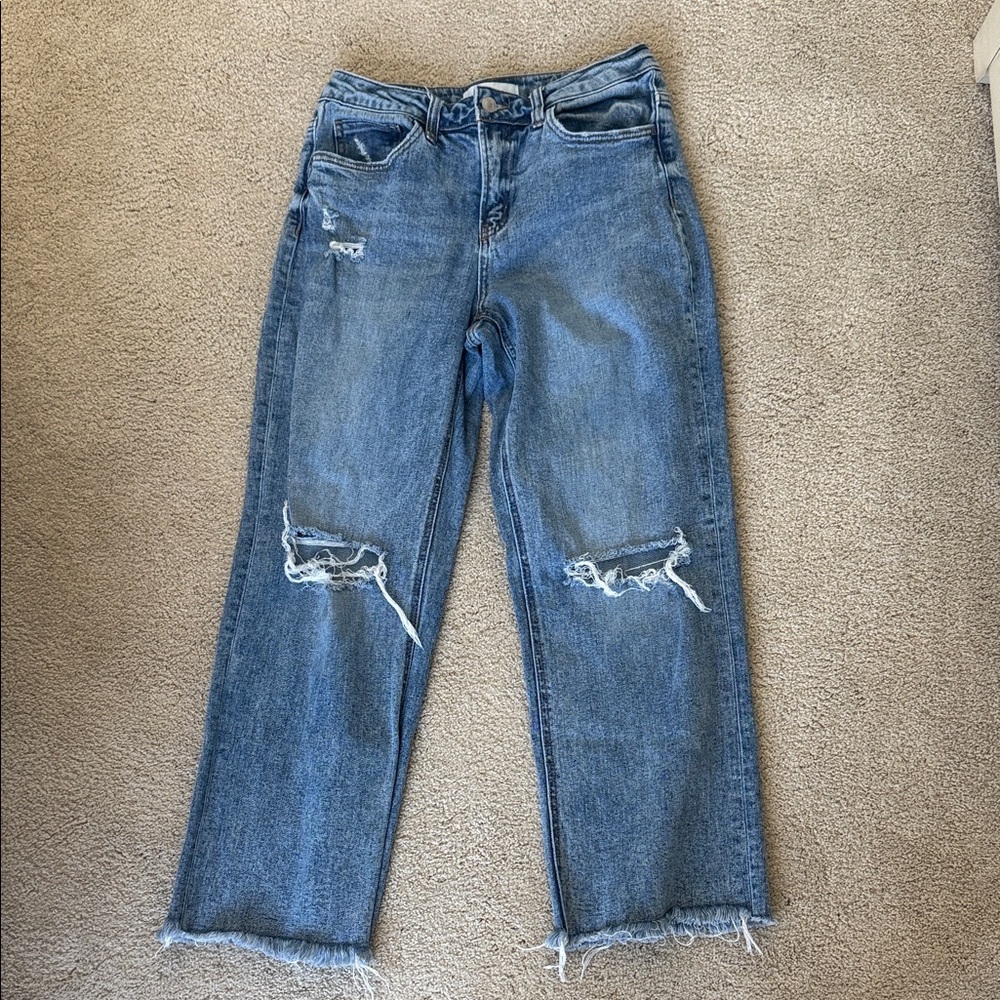 Classic Blue Straight Leg Women's Jeans